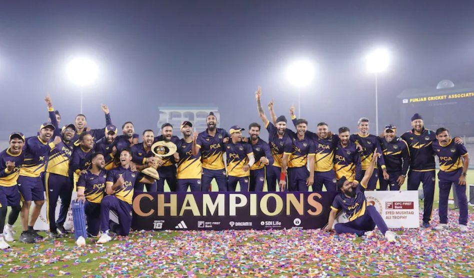 Punjab Secures Inaugural Syed Mushtaq Ali T20 Trophy with Win Over Baroda